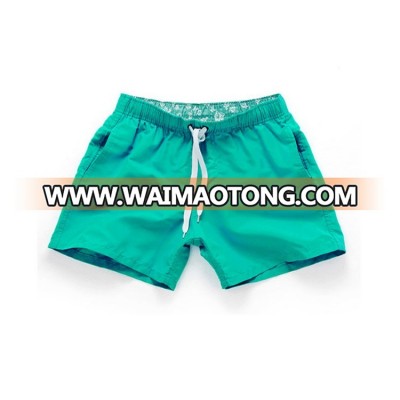 Quick drying plain men's shorts men fashion swim surf board shorts