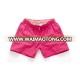 cheap wholesale 100% polyester 120gsm twill solid color beach wear swim shorts without mesh lining