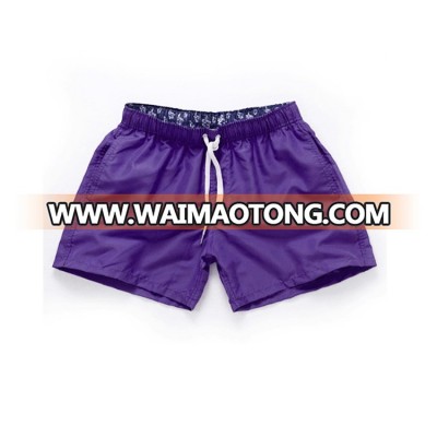 high quality quick dry solid colour polyester microfiber board shorts