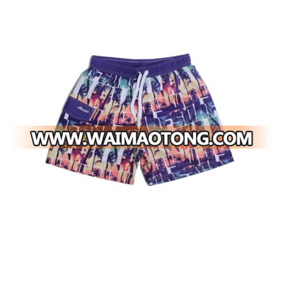 100% polyester microfiber 100gsm board shorts for men